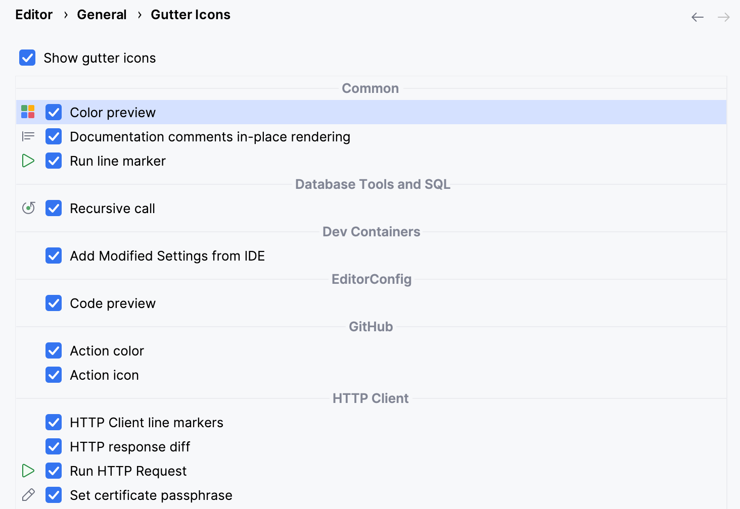 在设置对话框中的装订区域图标设置 在设置对话框中的装订区域图标设置