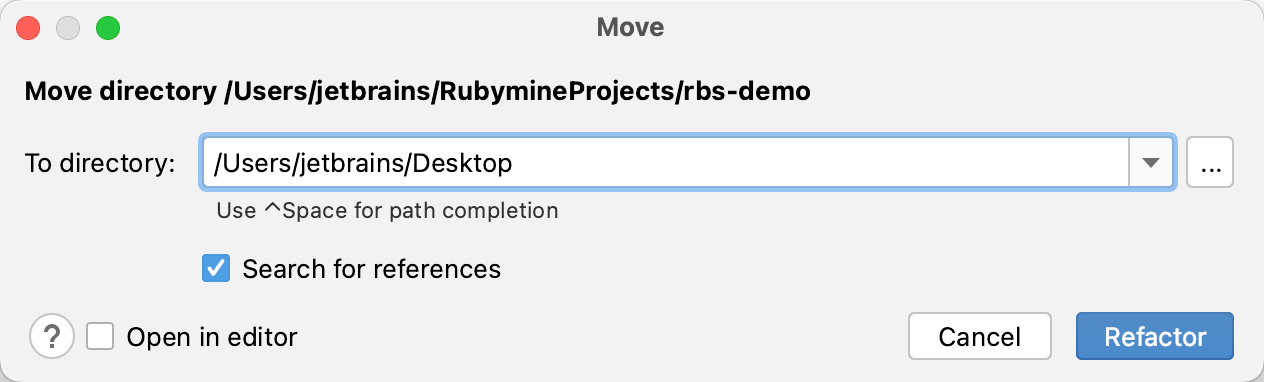 将项目移动到其他位置 将项目移动到其他位置