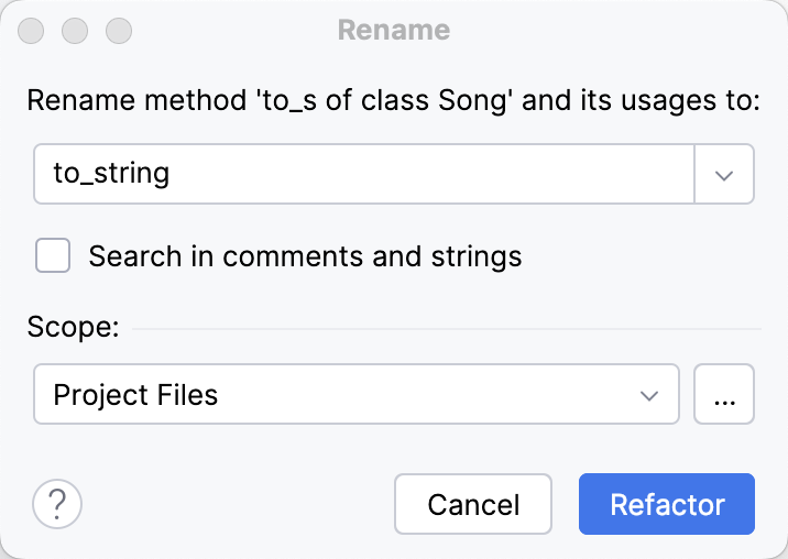 重命名对话框 重命名对话框