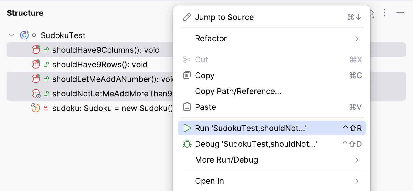 从工具窗口运行代码