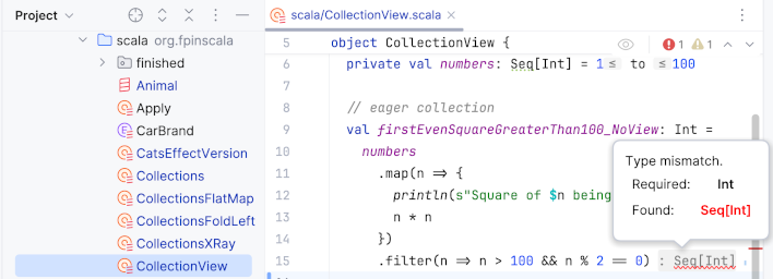 错误高亮显示 错误高亮显示