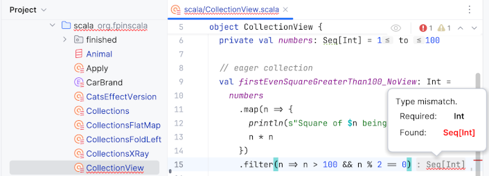 启用 Highlight Nodes 时的错误高亮 启用 Highlight Nodes 时的错误高亮