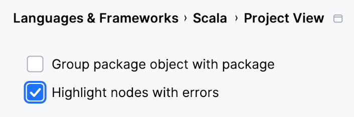 高亮显示包含错误的节点 高亮显示包含错误的节点