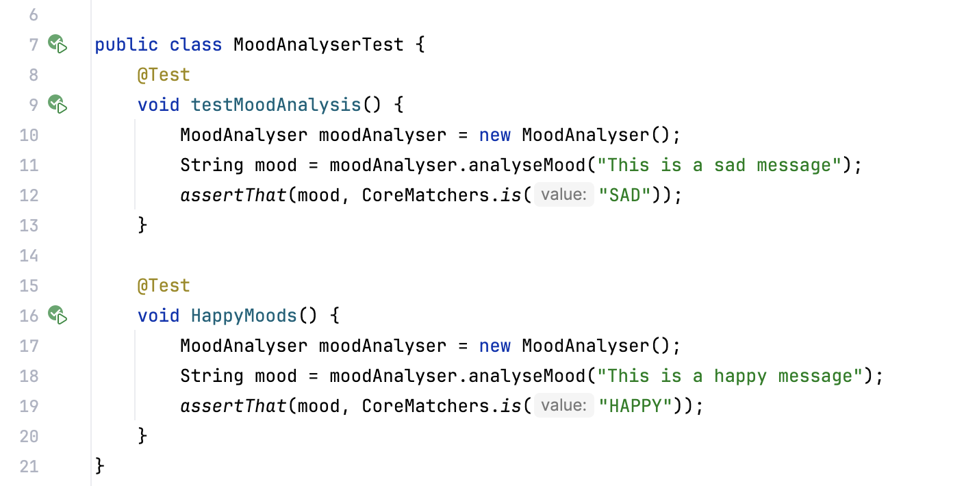 添加第二个测试