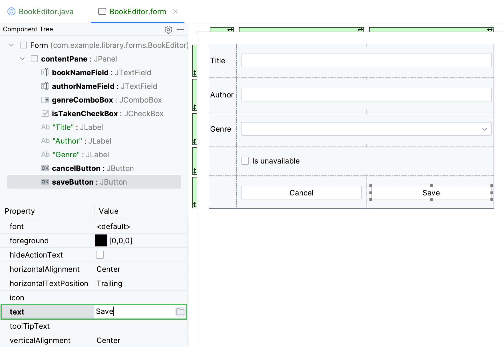添加了保存和取消按钮 添加了保存和取消按钮