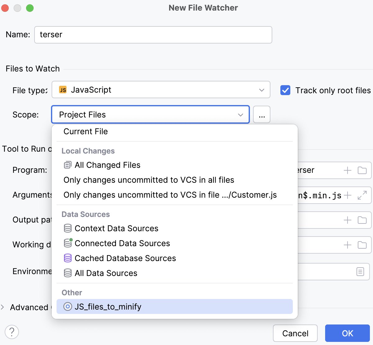 选择自定义范围 选择自定义范围