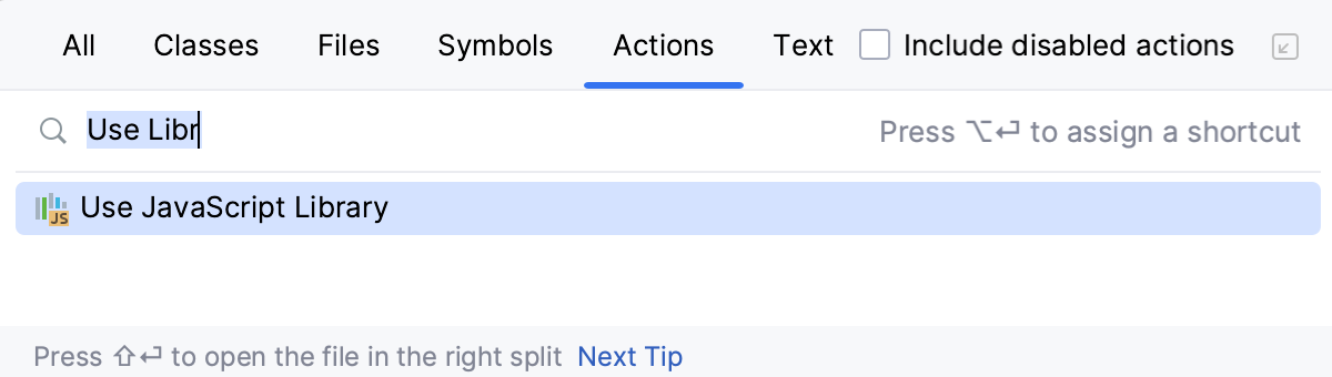 查看关联的 JS 库：查找操作