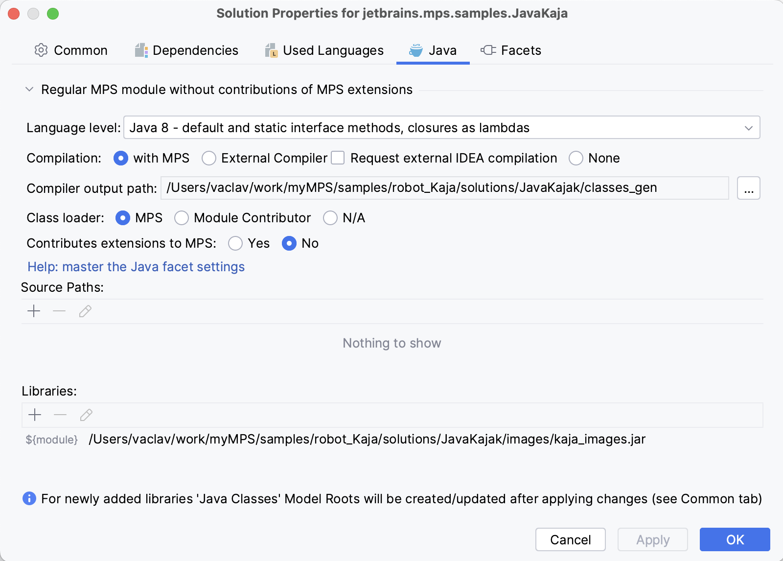 Advanced settings expanded Advanced settings expanded