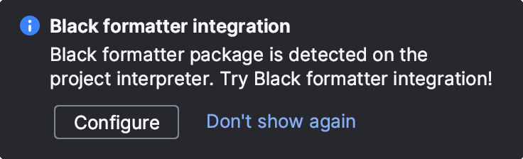 关于检测到 Black 可执行文件的通知