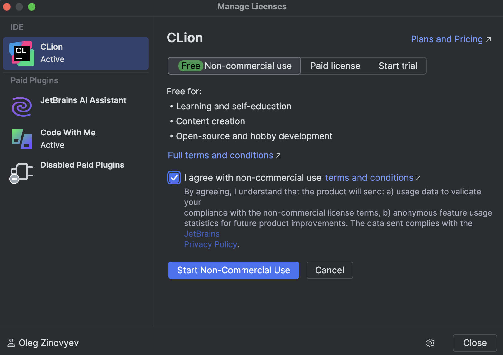 Register | CLion Documentation