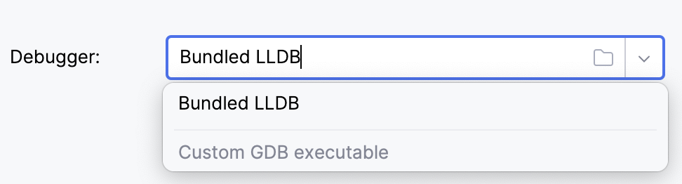macOS 的工具链调试器选项