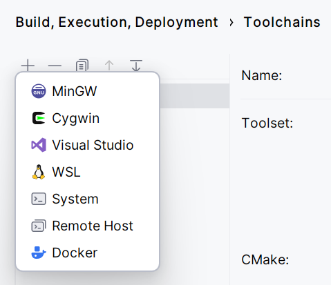 Windows toolchain options