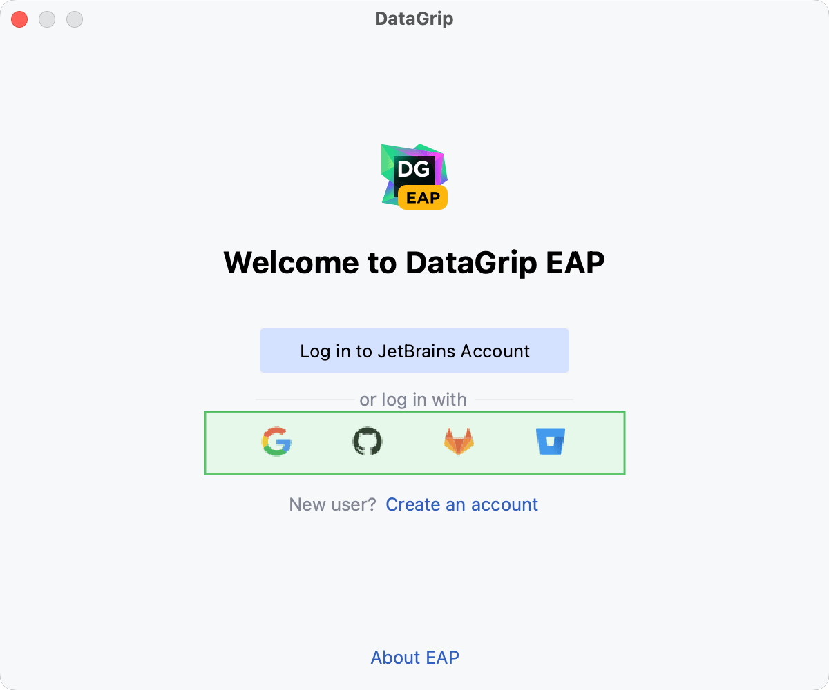 使用服务帐户登录