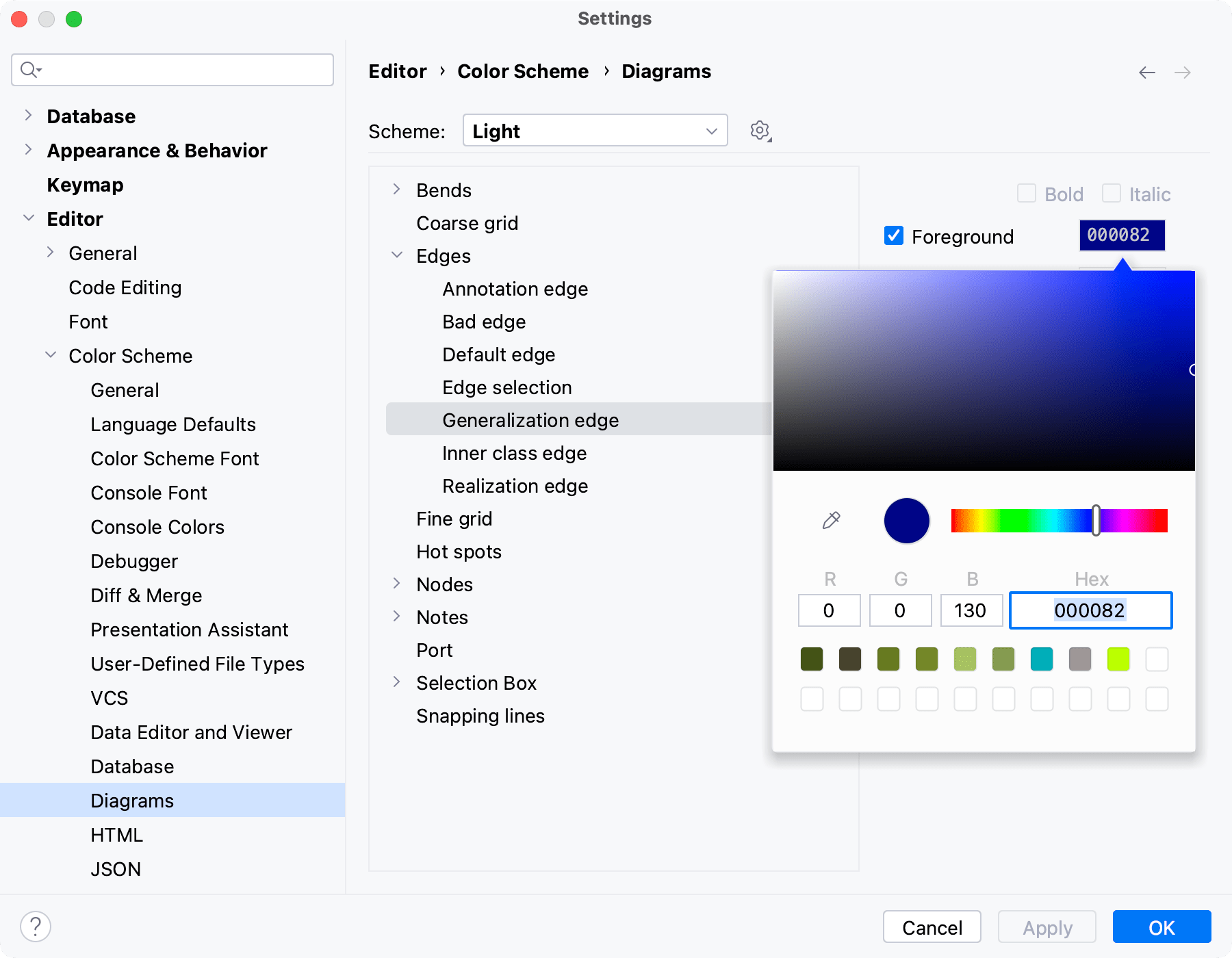 更改链接的颜色