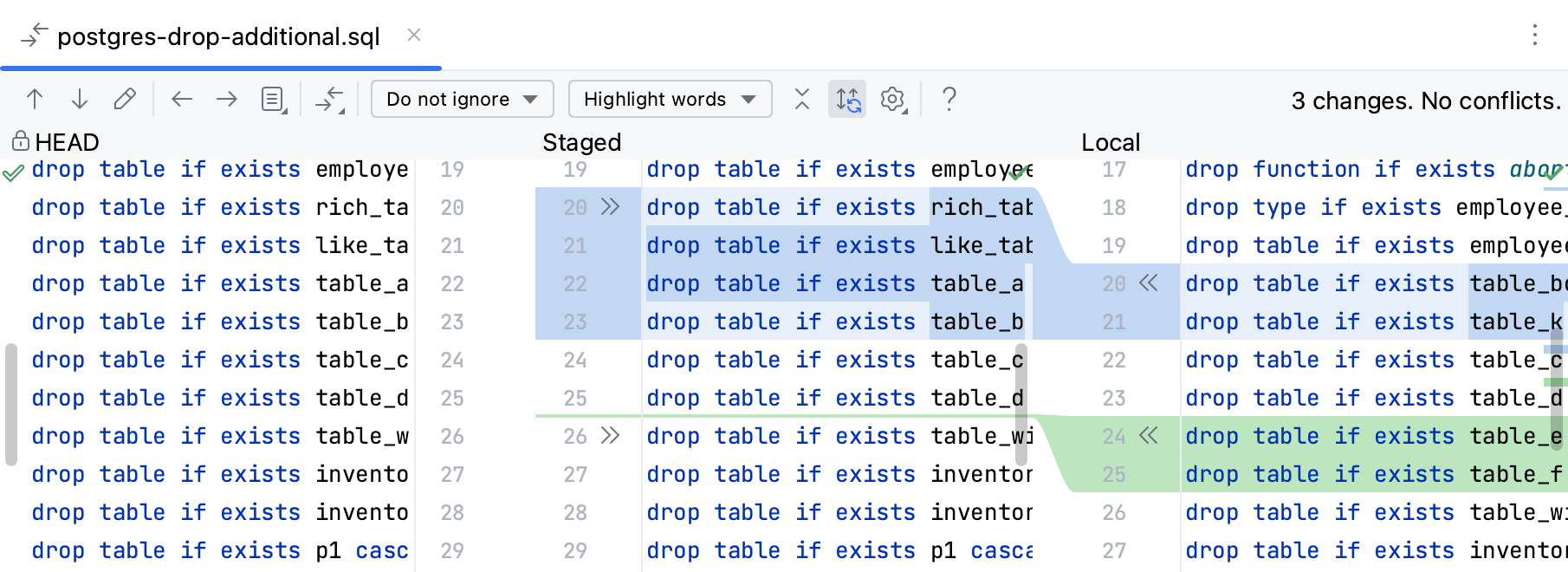 交互式分阶段更改 交互式分阶段更改