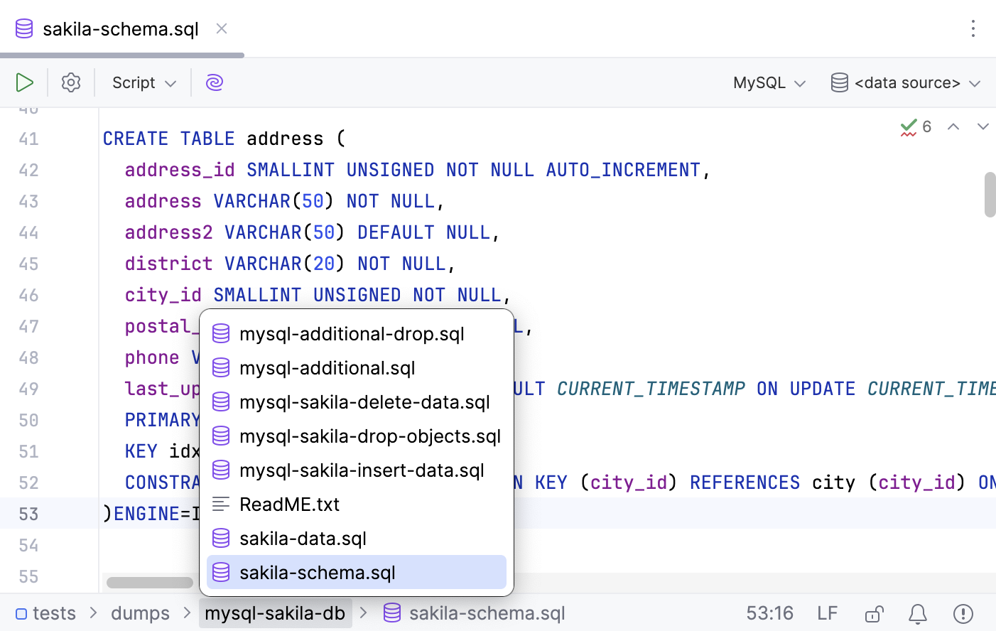 使用导航栏导航到文件 使用导航栏导航到文件