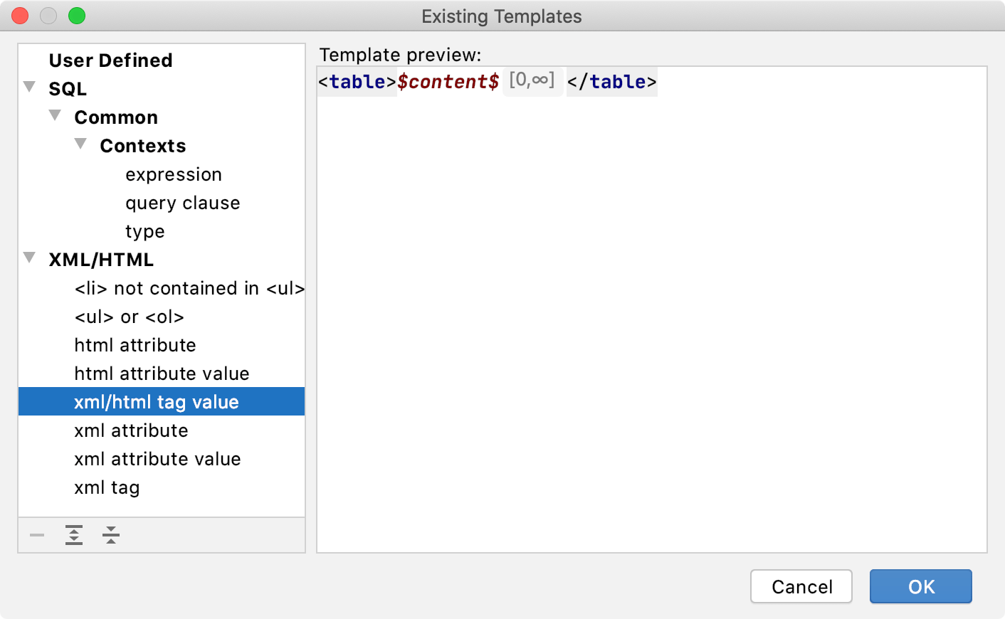 现有的 HTML 搜索模板