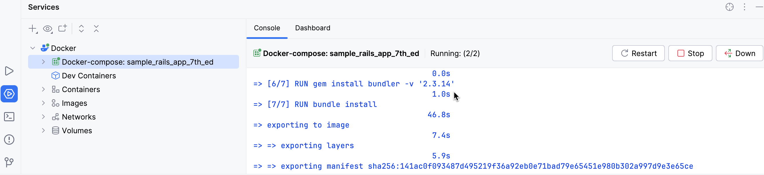 服务工具窗口：Compose