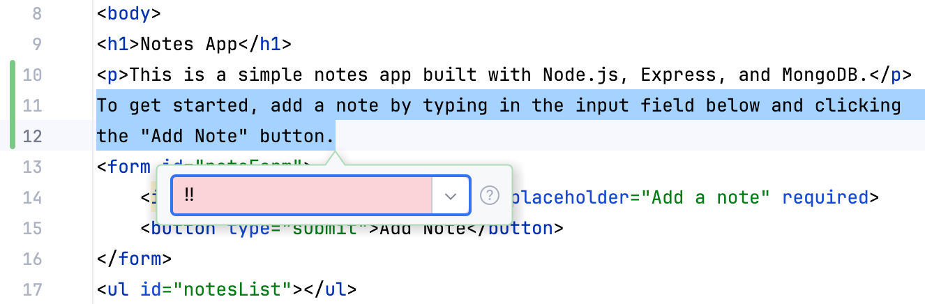 The abbreviation you entered does not exist, the background turns red The abbreviation you entered does not exist, the background turns red