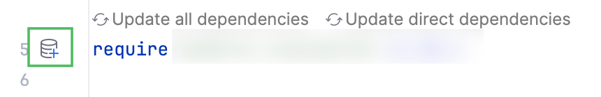 database gutter icons