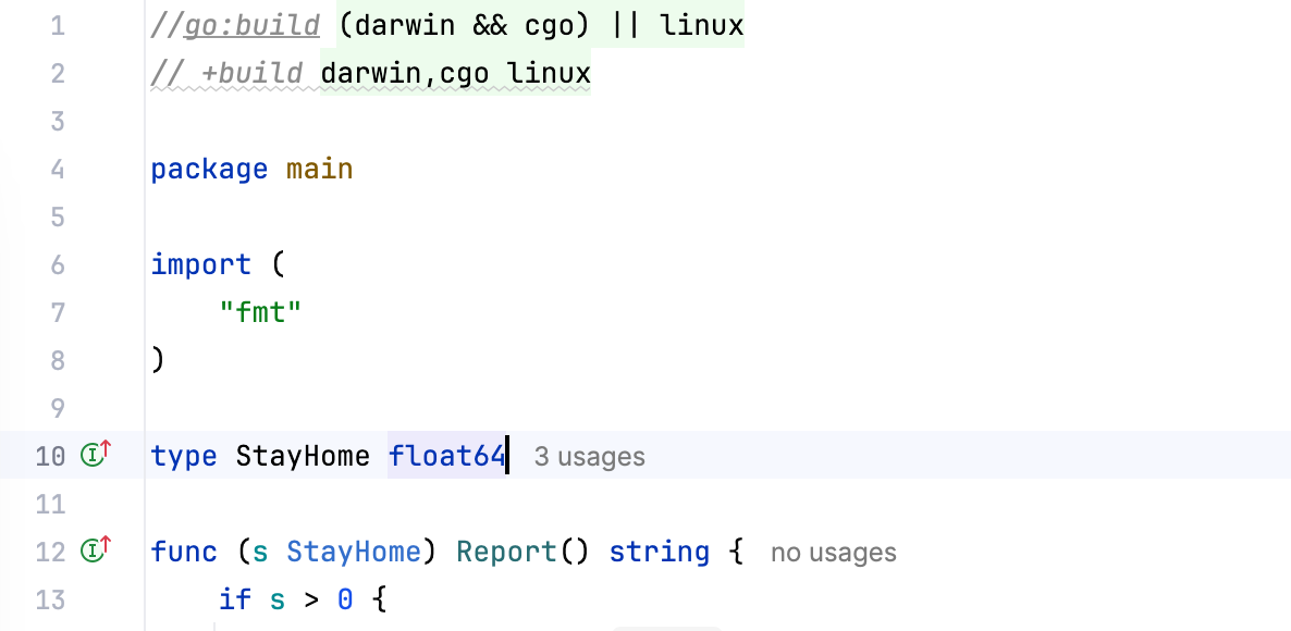 Build constraints Build constraints