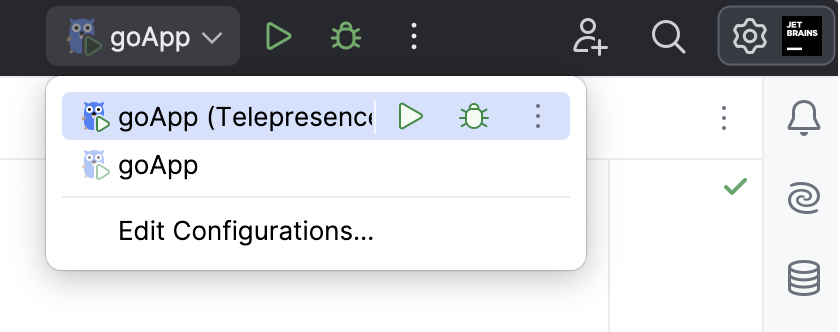 Run application with interception