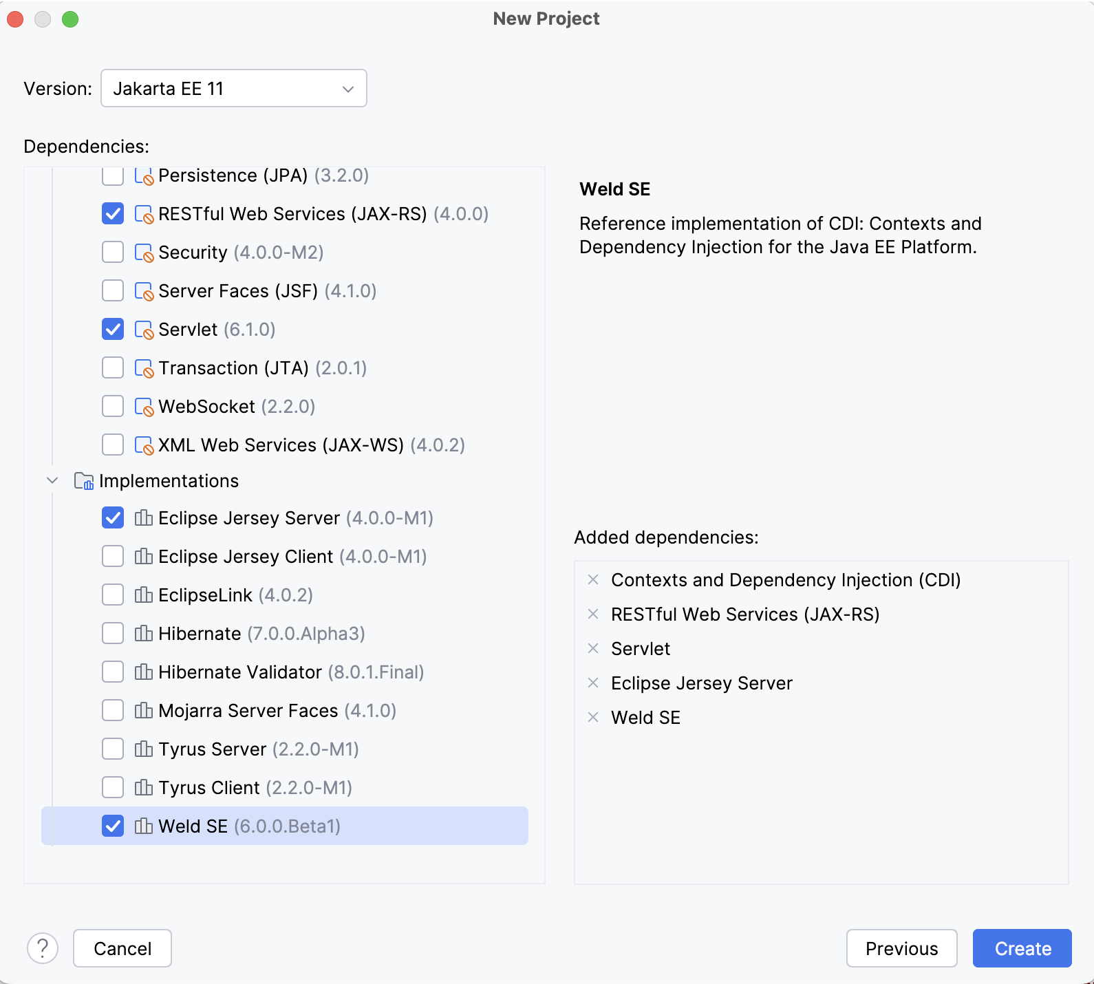 New Java Enterprise project wizard New Java Enterprise project wizard