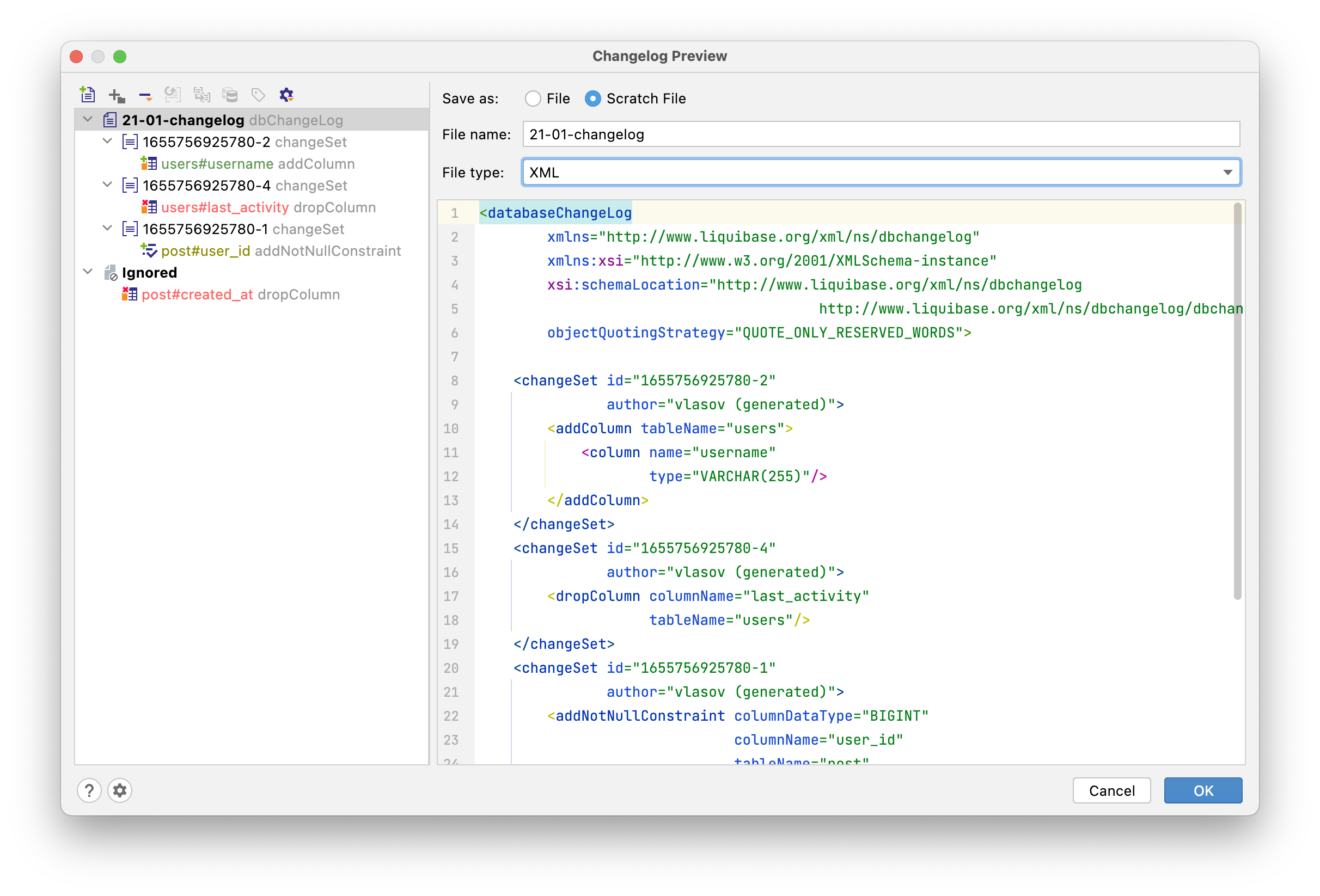 liquibase-preview-scratch liquibase-preview-scratch