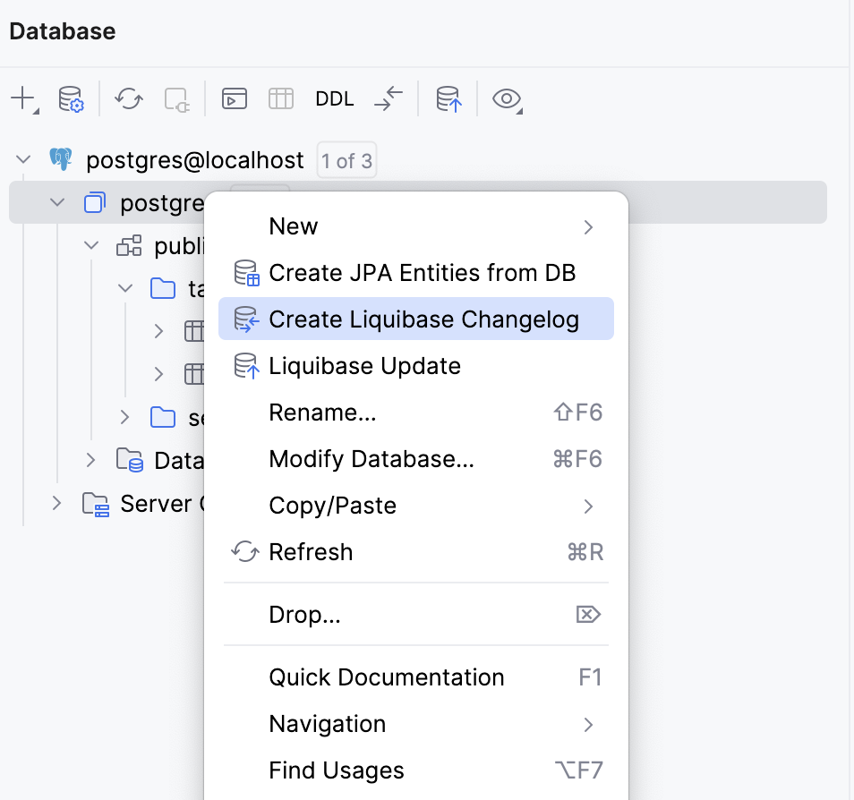 Create JPA Entities from DB Create JPA Entities from DB