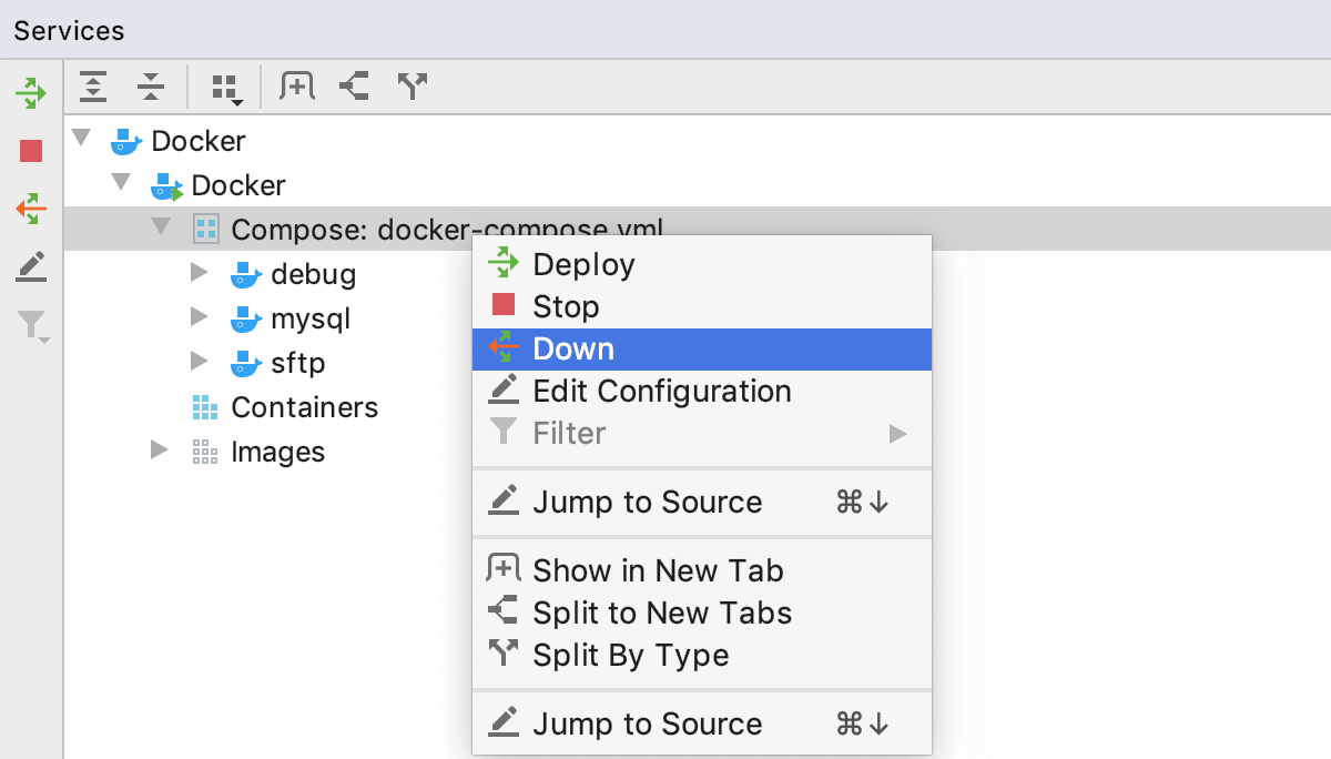 Docker Compose 移除应用程序