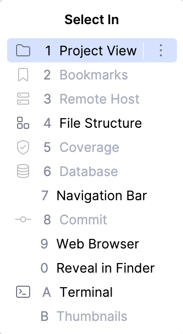 在弹出窗口中选择