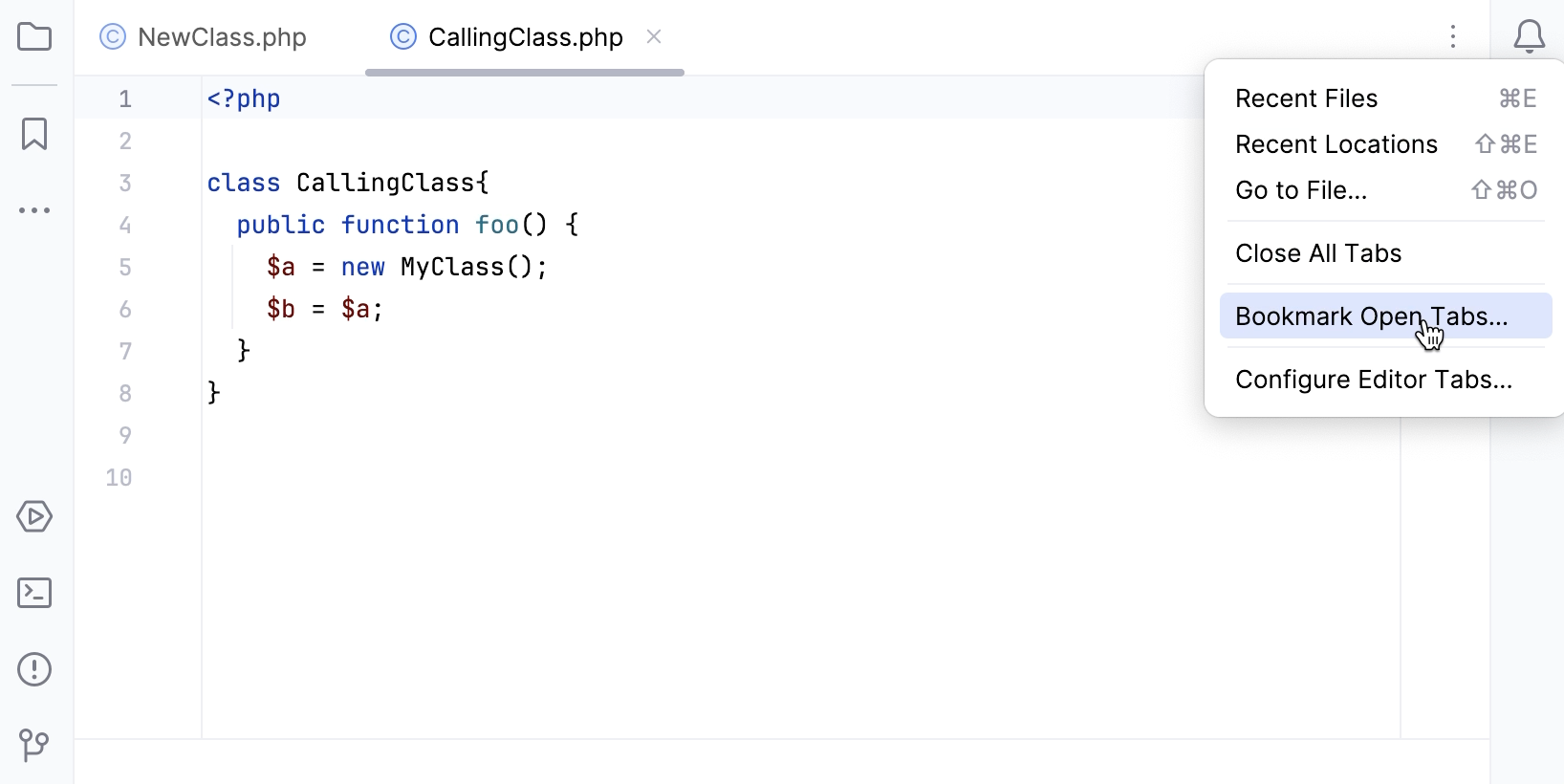 Ps 书签所有编辑器选项卡