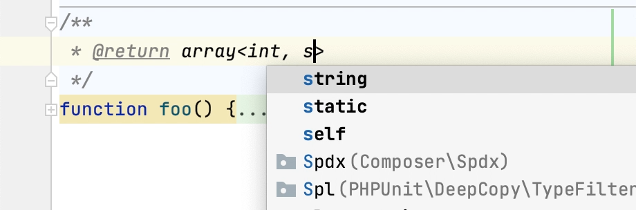 提供一个 Psalm 注解