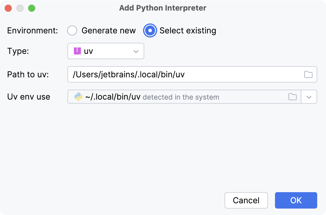 Configure a Python interpreter | PyCharm Documentation