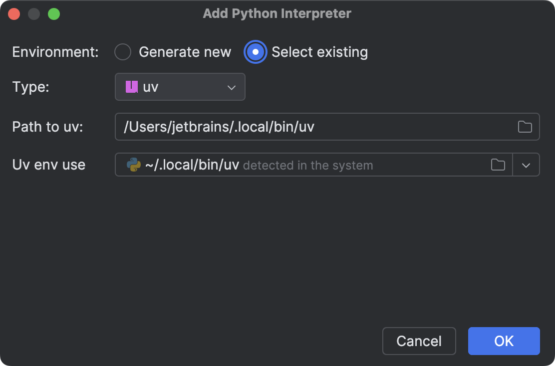 Configure a Python interpreter | PyCharm Documentation