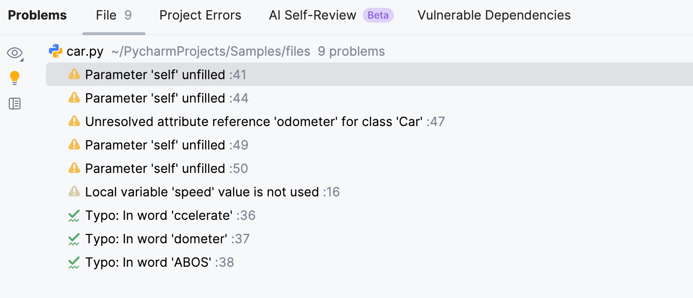 即时分析的结果