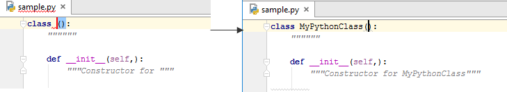 Using the template Using the template