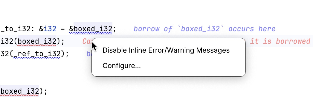 Disabling inline error messages