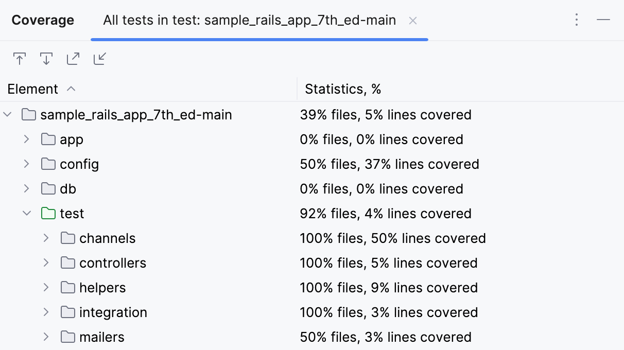 专用工具窗口中的覆盖结果