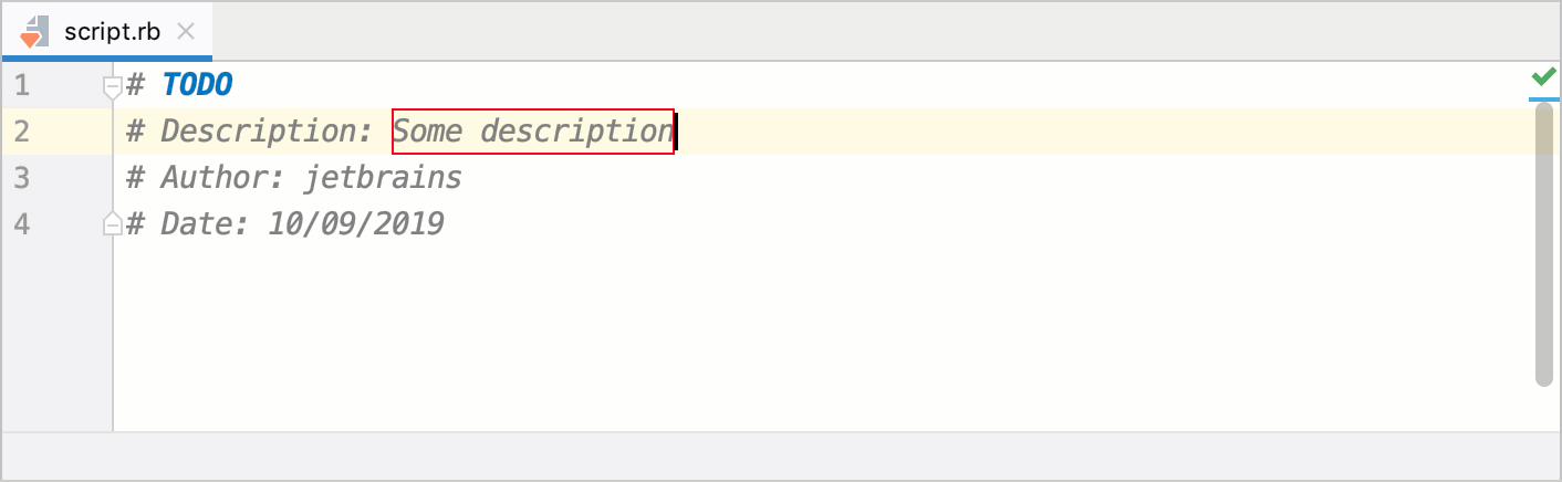 展开带有变量的模板