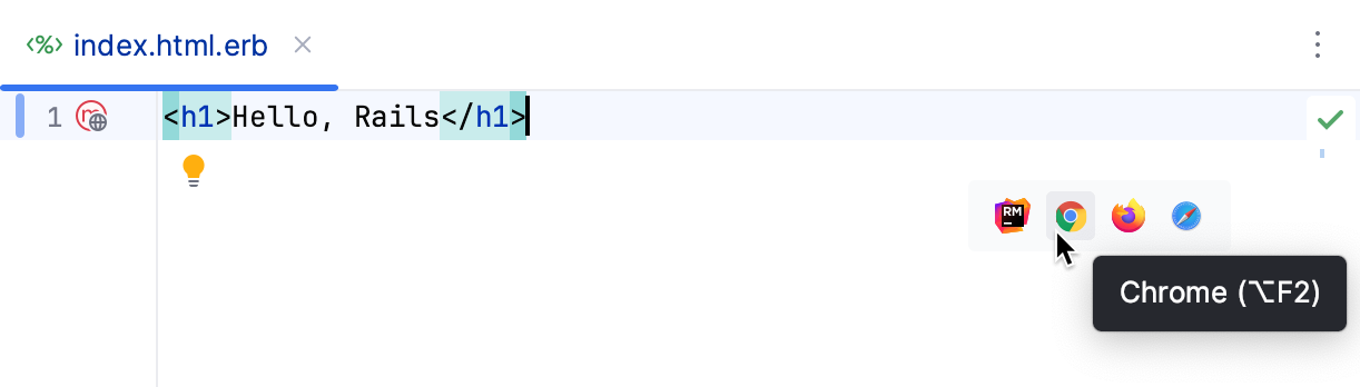 在浏览器中显示
