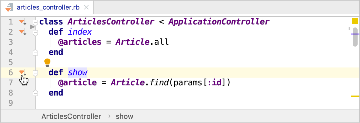 从操作创建视图