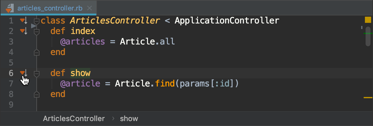 Create Rails application elements | RubyMine Documentation