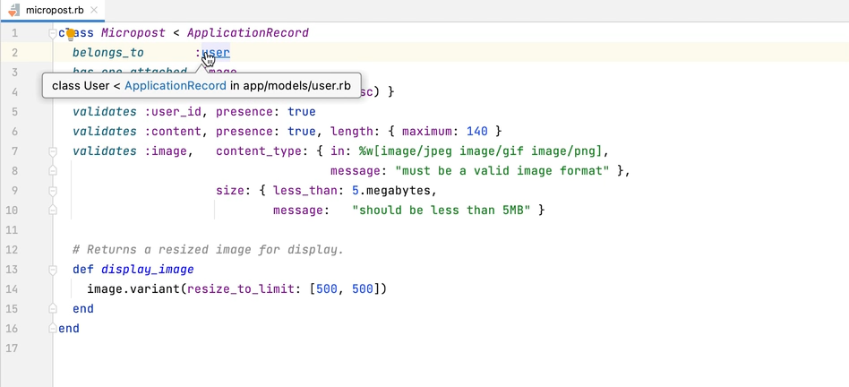 在工具提示中查看定义