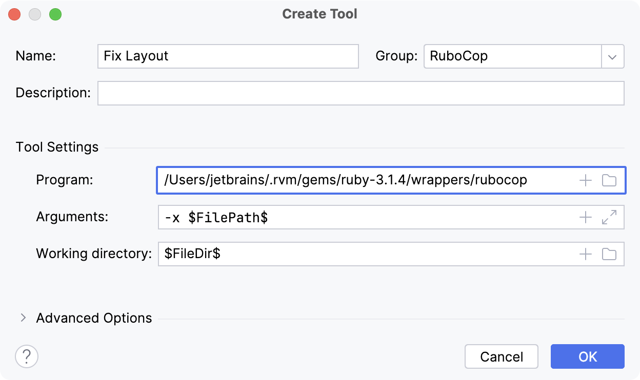编辑工具对话框