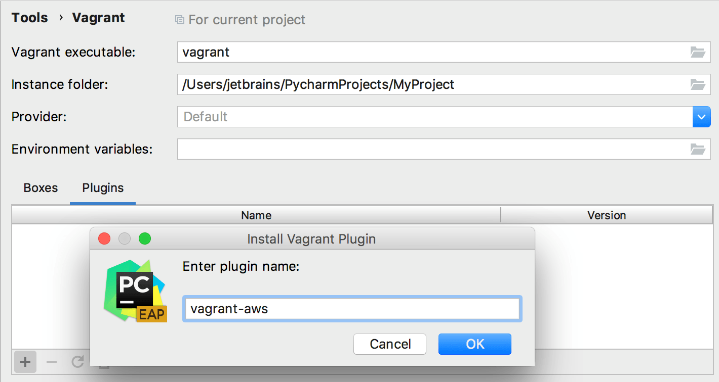 Adding a Vagrant plugin Adding a Vagrant plugin