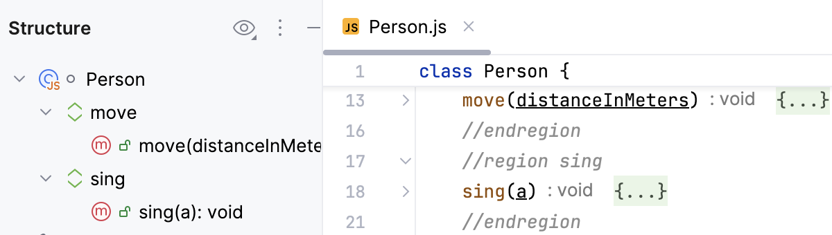 自定义折叠区域