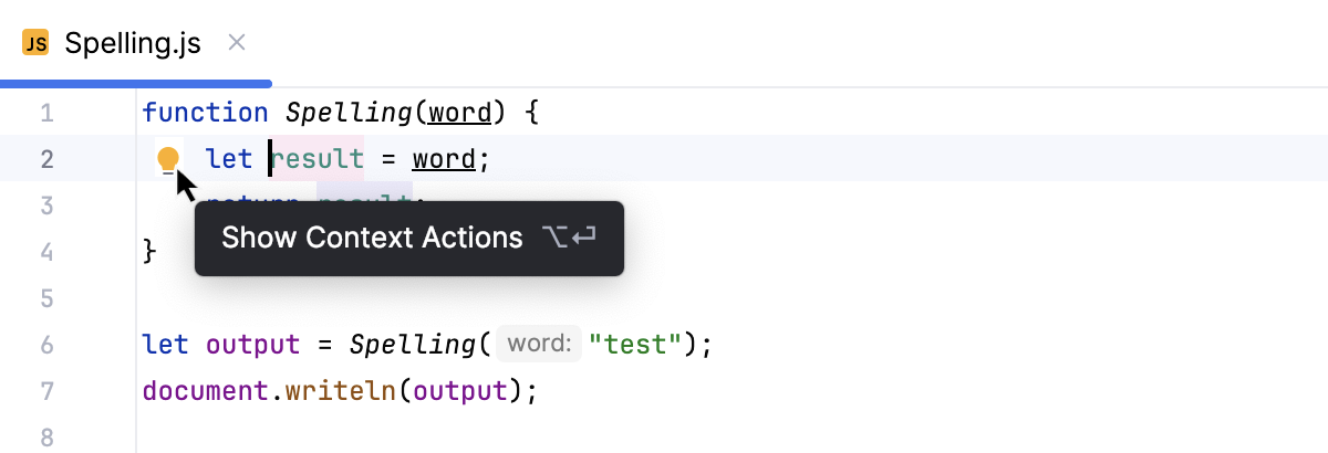 显示上下文操作按钮