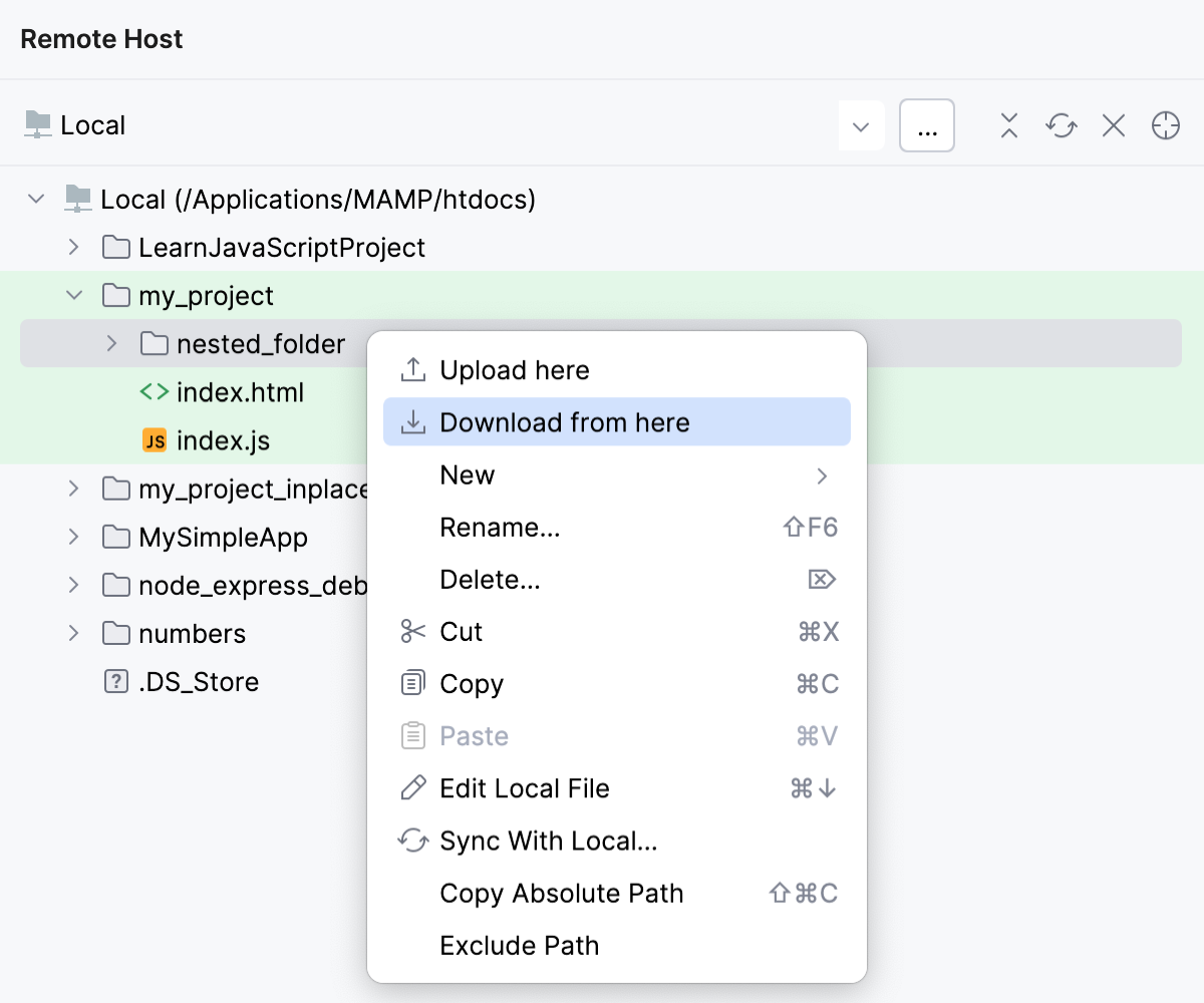 下载文件或文件夹