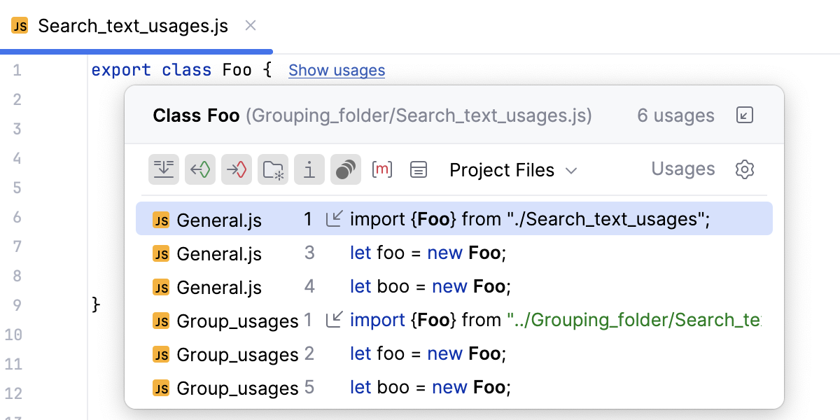 通过“显示用法”提示的用法弹窗